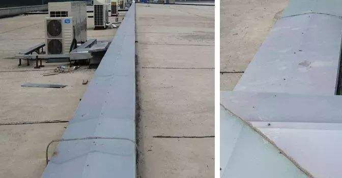 屋面變形縫種類及防水做法 　　 　　